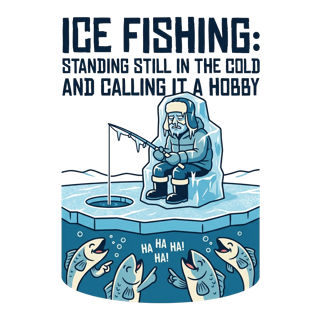Ice Fishing Humor — art by Bazzai Studio