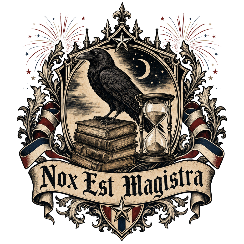 Latin Motto Crest — art by Bazzai Studio