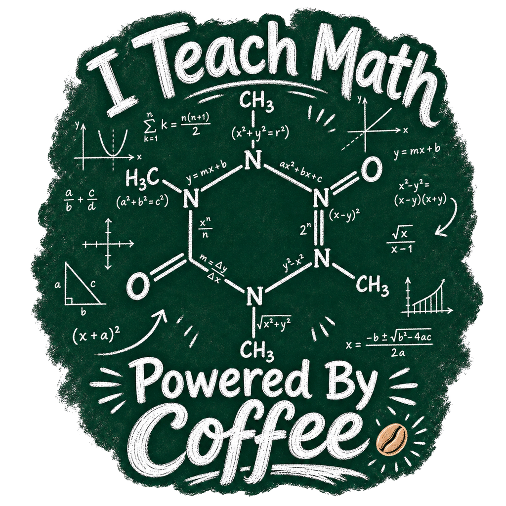 Math Teacher Humor — art by Bazzai Studio