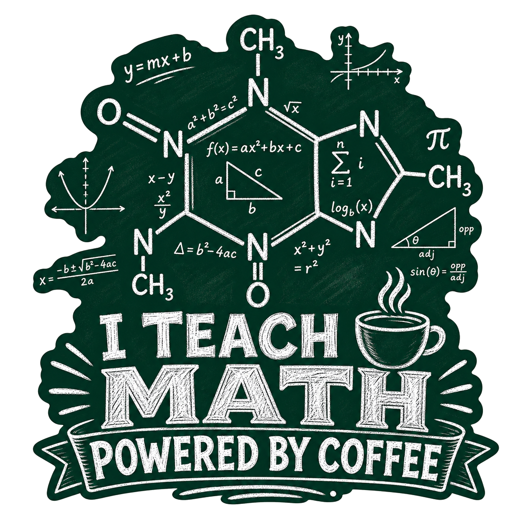 Math Teacher Humor — art by Bazzai Studio