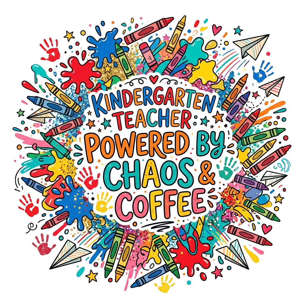 Kindergarten Teacher Chaos — art by Bazzai Studio