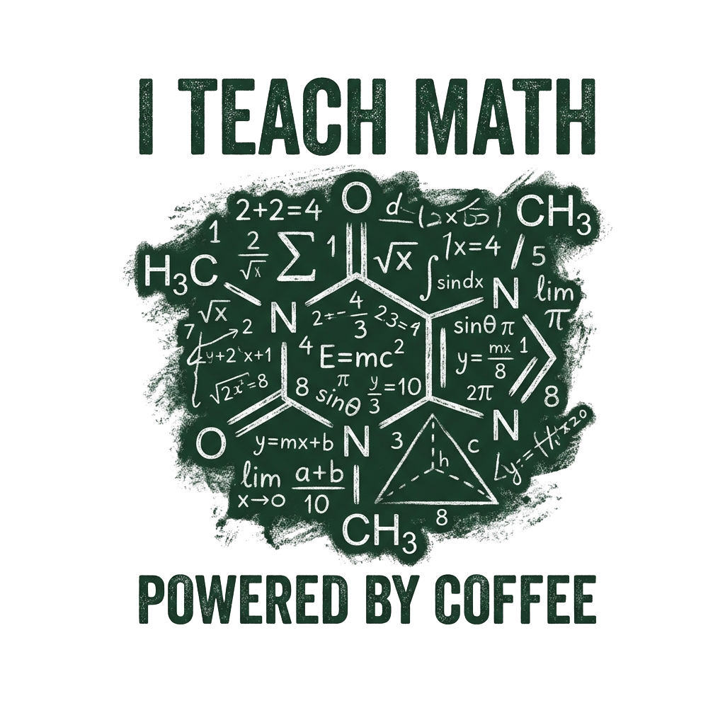 Math Teacher Humor — art by Bazzai Studio