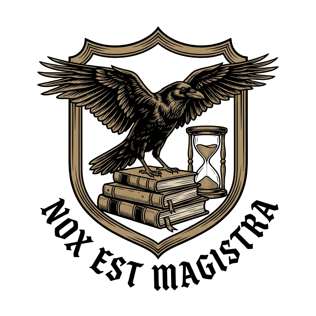 Latin Motto Crest — art by Bazzai Studio