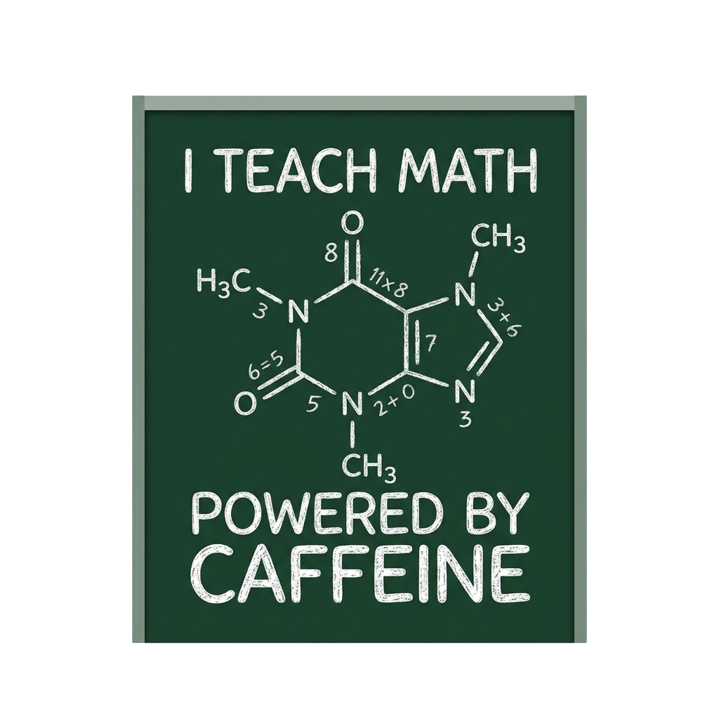 Math Teacher Humor — art by Bazzai Studio