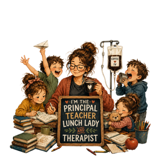 Homeschool Mom — art by Bazzai Studio