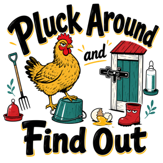 Pluck Around and Find Out — art by Bazzai Studio
