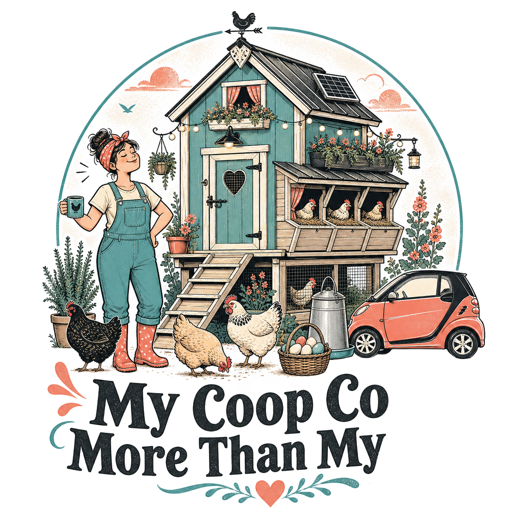 My Coop Cost More Than My Car — art by Bazzai Studio