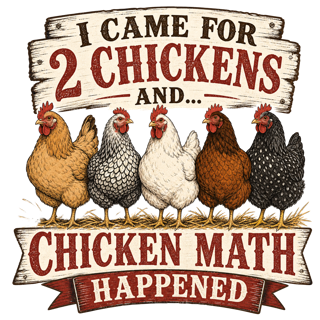 Chicken Math (Backyard Farmer) — art by Bazzai Studio