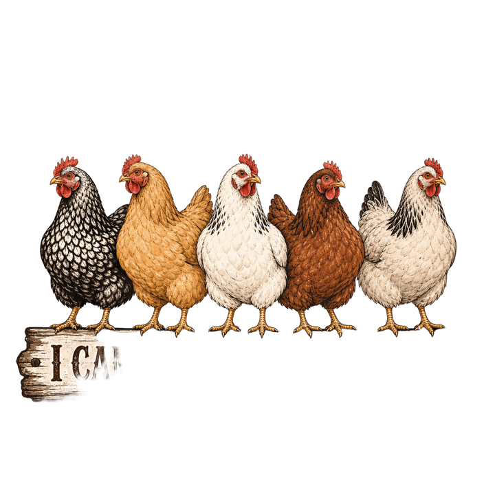 Chicken Math (Backyard Farmer) — backyard chicken owner t-shirt design by Bazzai Studio