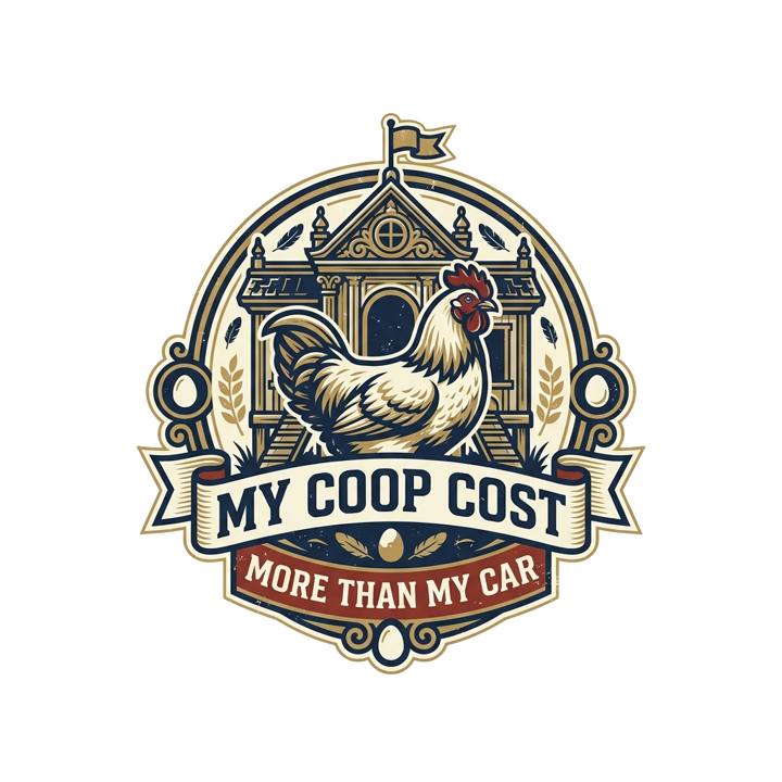 My Coop Cost More Than My Car — backyard chicken t-shirt design by Bazzai Studio