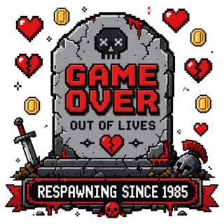 Game Over Humor — art by Bazzai Studio
