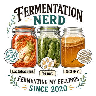 Fermentation Nerd — art by Bazzai Studio