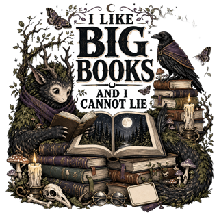 I LIKE BIG BOOKS AND I CANNOT LIE — art by Bazzai Studio
