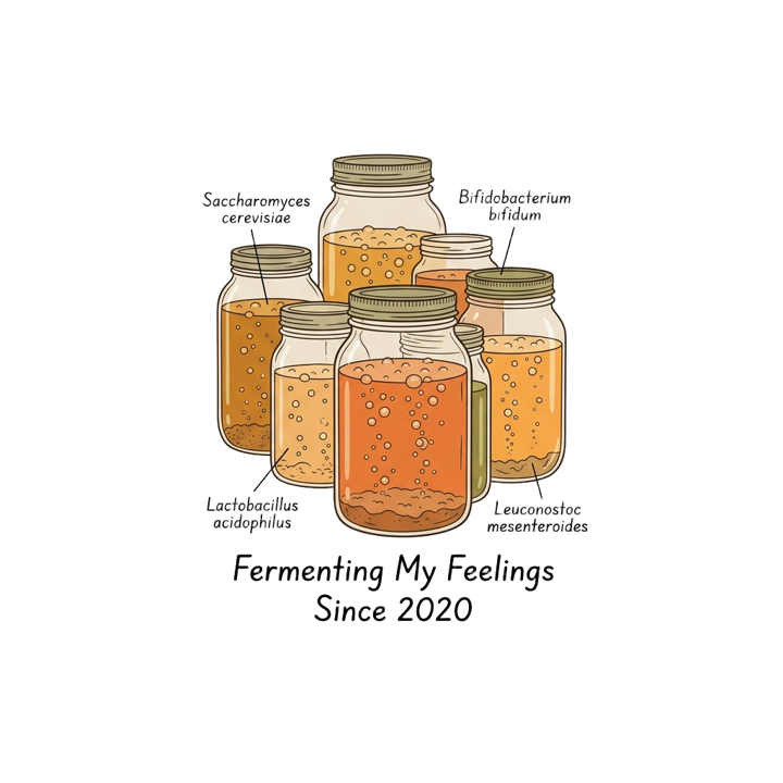 Fermentation Nerd — book lovers t-shirt design by Bazzai Studio