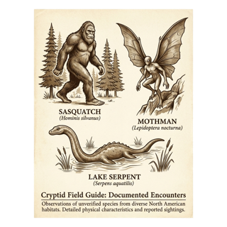 Cryptozoology Fan — art by Bazzai Studio