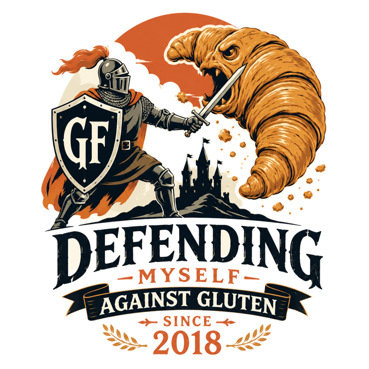 Gluten Free Humor — book lovers t-shirt design by Bazzai Studio