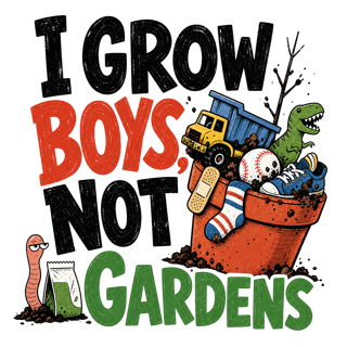 I grow boys, not gardens — art by Bazzai Studio