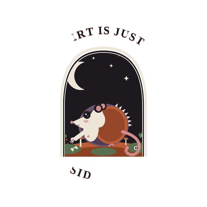 Dirt is just outside glitter — boy mom chaos t-shirt design by Bazzai Studio