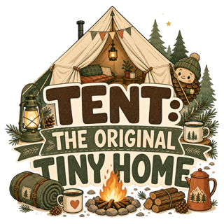 TENT: THE ORIGINAL TINY HOME — art by Bazzai Studio
