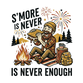 S'MORE IS NEVER ENOUGH — art by Bazzai Studio