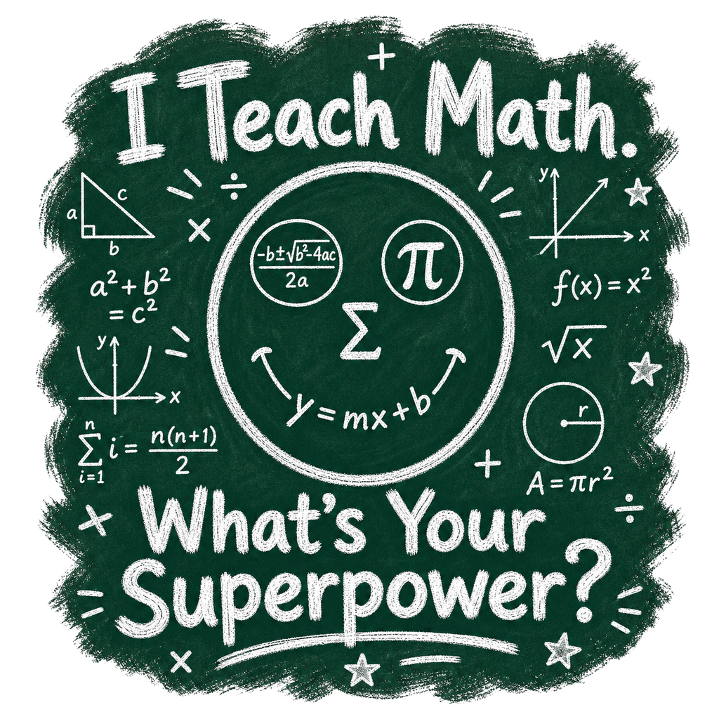 Math Pun Teacher — art by Bazzai Studio