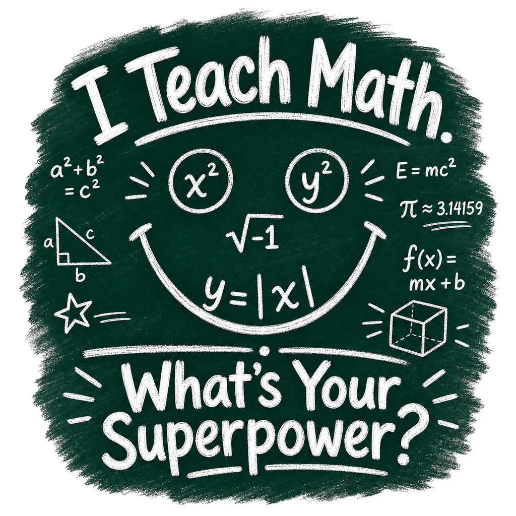 Math Pun Teacher — art by Bazzai Studio