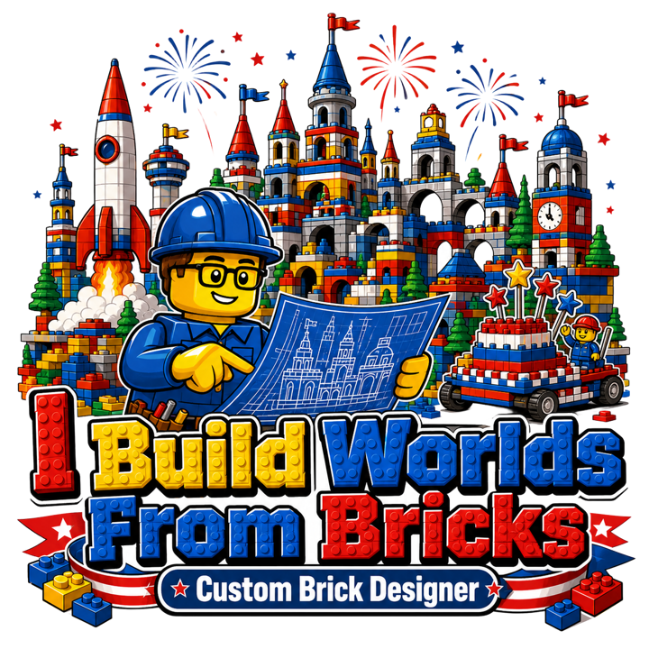 Brick Builder / Custom Brick Creations — cat lover t-shirt design by Bazzai Studio