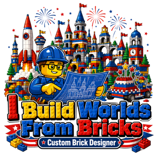 Brick Builder / Custom Brick Creations — art by Bazzai Studio