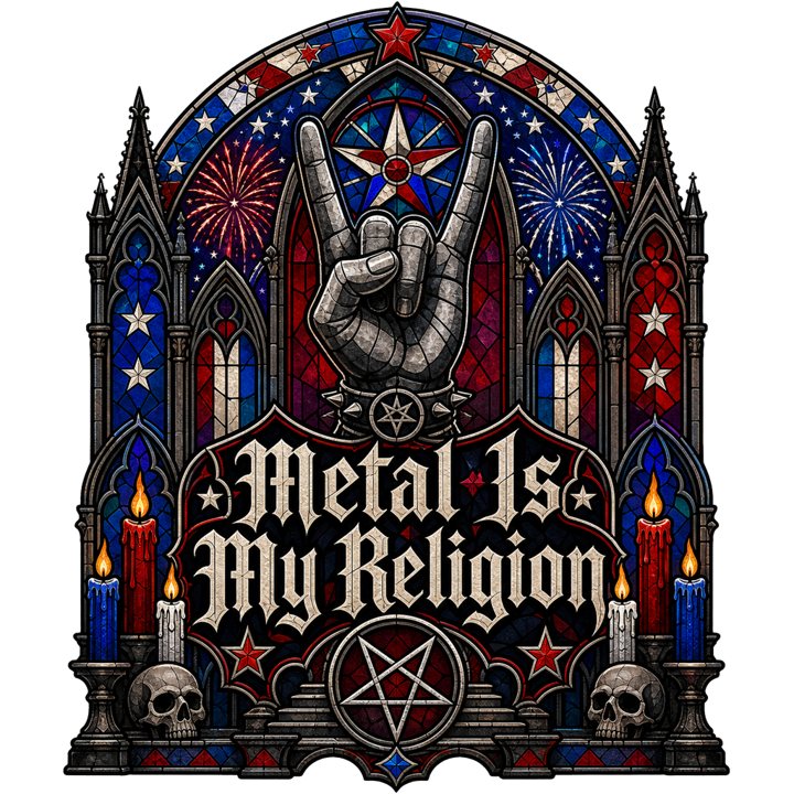 Metal Head Identity — cat parent humor t-shirt design by Bazzai Studio