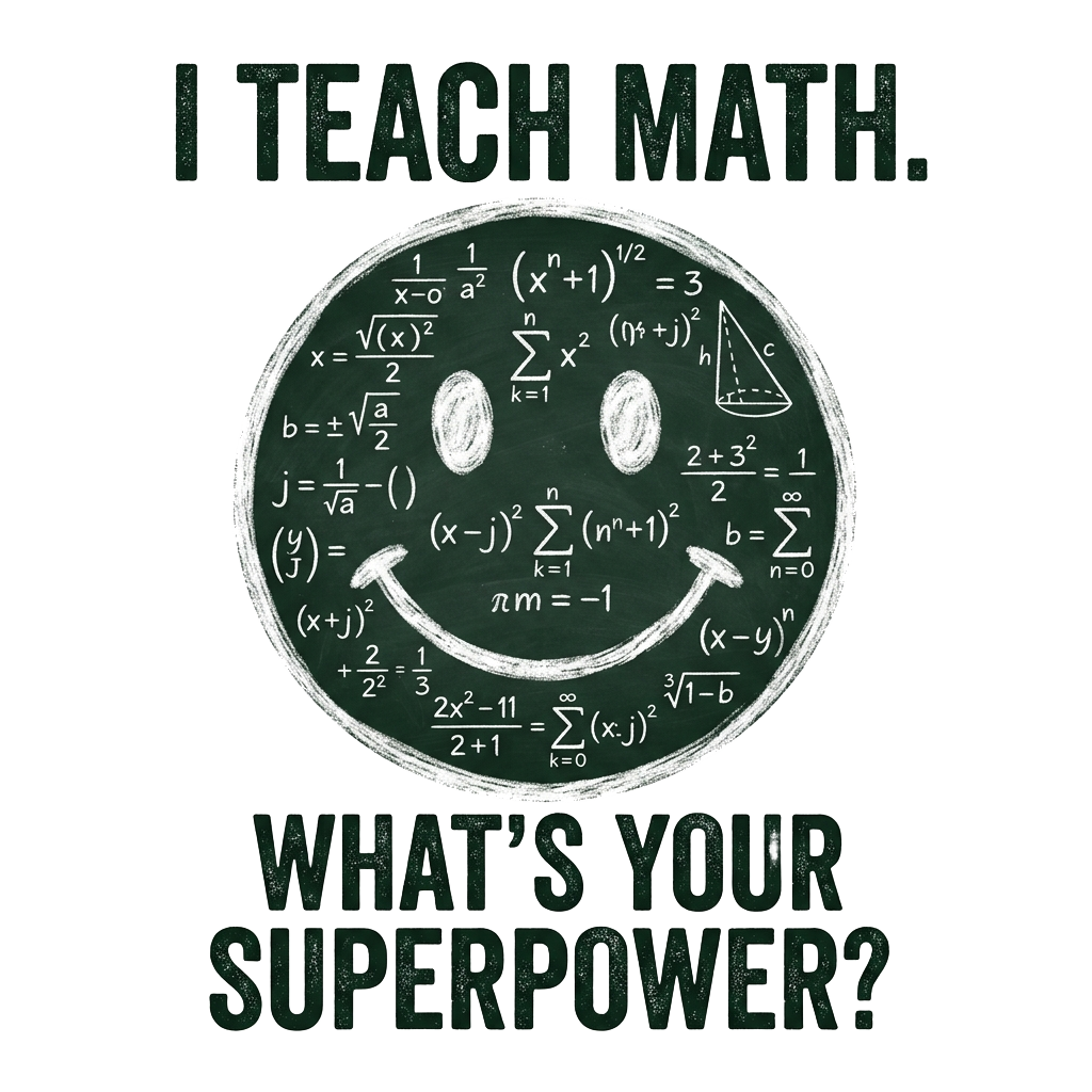 Math Pun Teacher — art by Bazzai Studio