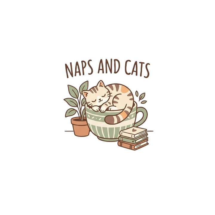 NAPS AND CATS — cat parent humor t-shirt design by Bazzai Studio
