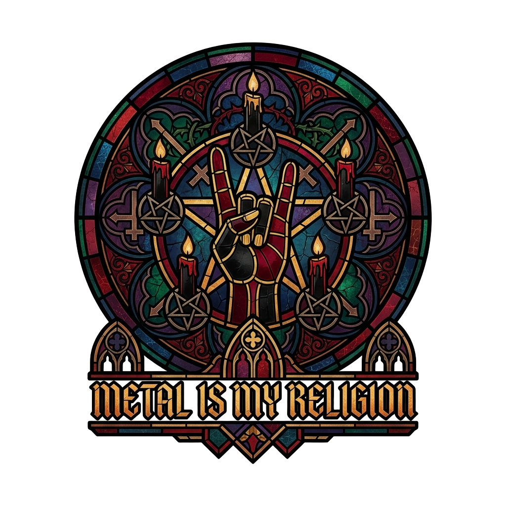 Metal Head Identity — art by Bazzai Studio