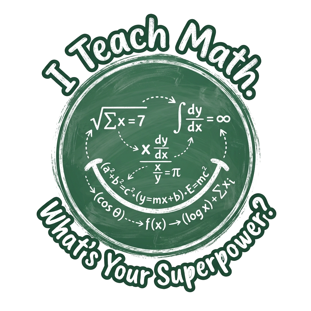 Math Pun Teacher — art by Bazzai Studio