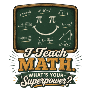 Math Pun Teacher — art by Bazzai Studio