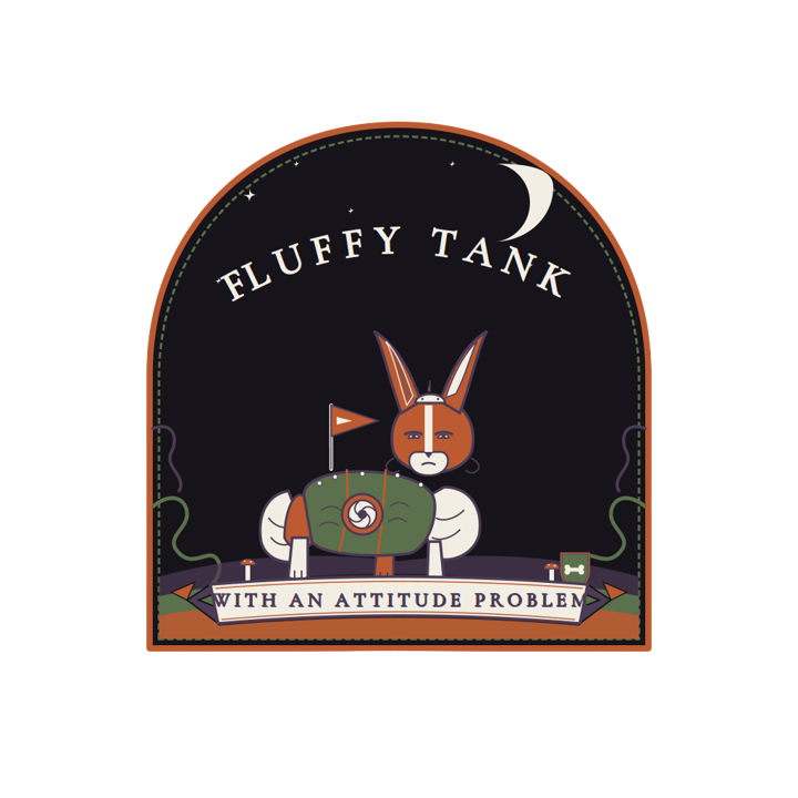 Fluffy Tank With an Attitude Problem — corgi owner club t-shirt design by Bazzai Studio