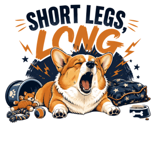 Short Legs, Long Tantrums — art by Bazzai Studio