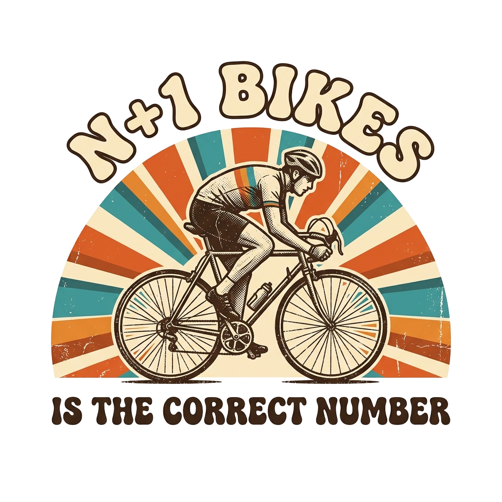 N+1 BIKES IS THE CORRECT NUMBER — art by Bazzai Studio