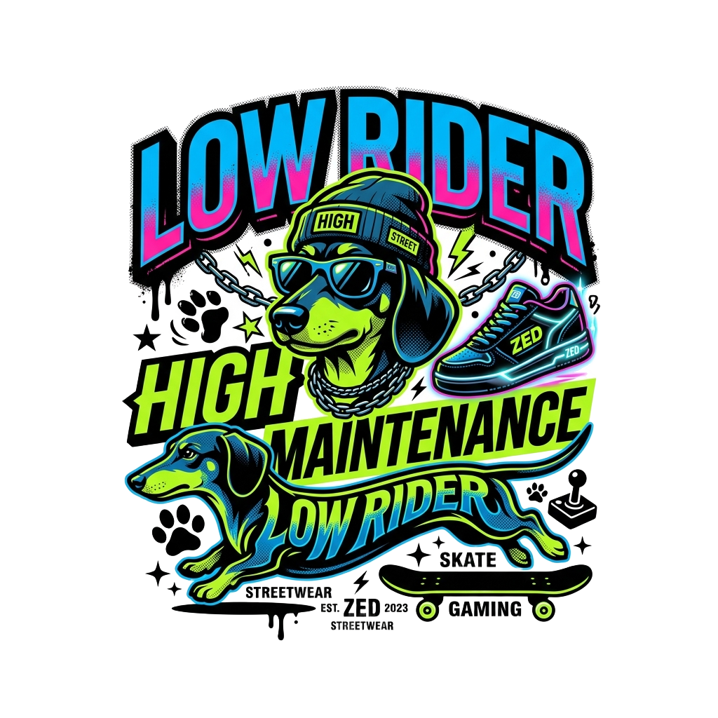 Low Rider, High Maintenance — art by Bazzai Studio