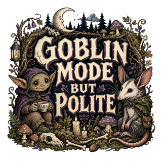 GOBLIN MODE BUT POLITE — art by Bazzai Studio