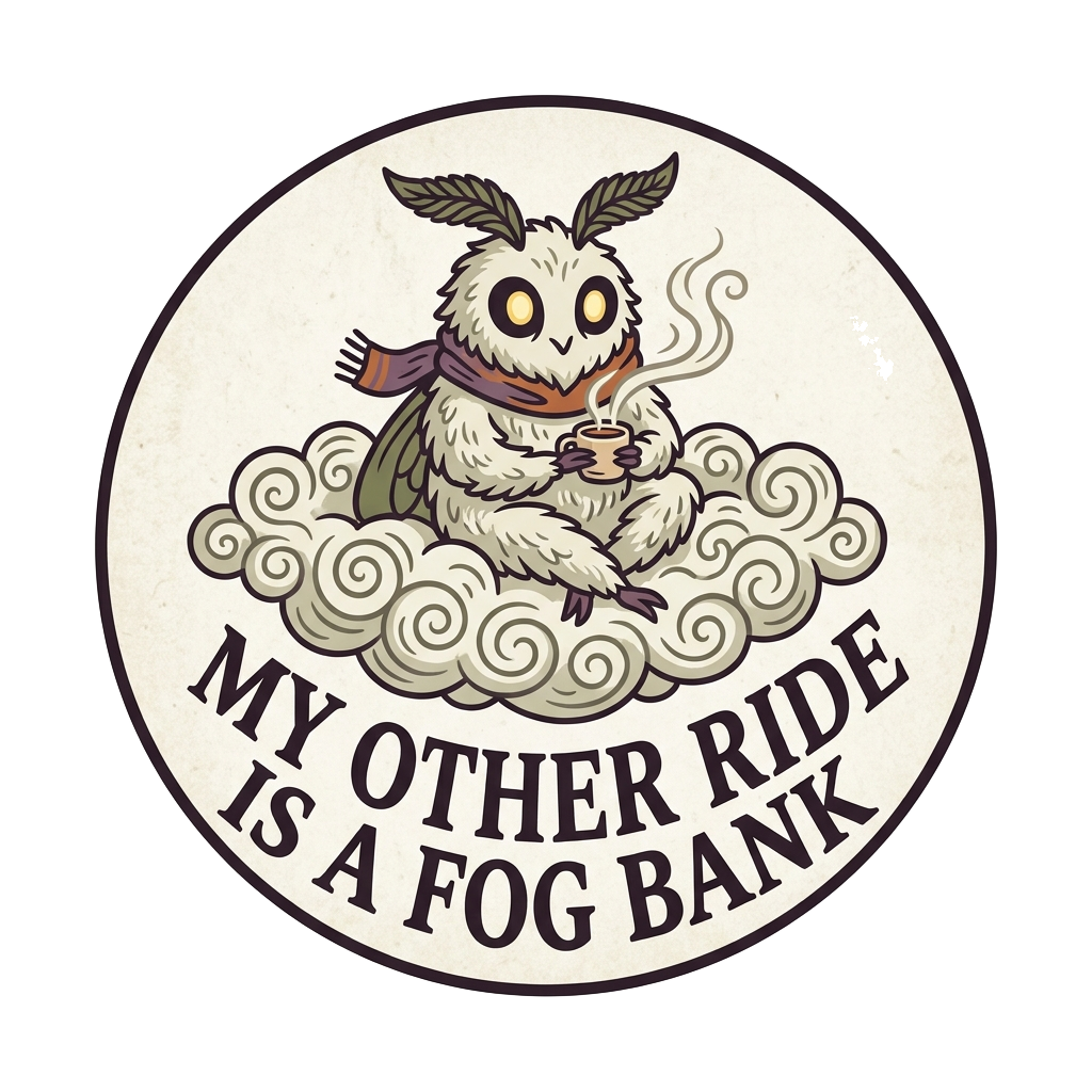 MY OTHER RIDE IS A FOG BANK — art by Bazzai Studio