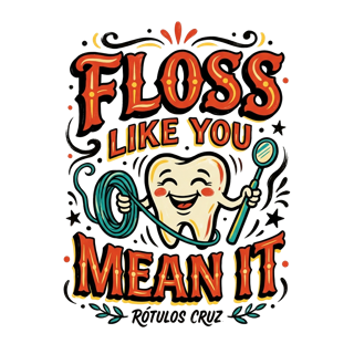 Floss like you mean it — art by Bazzai Studio