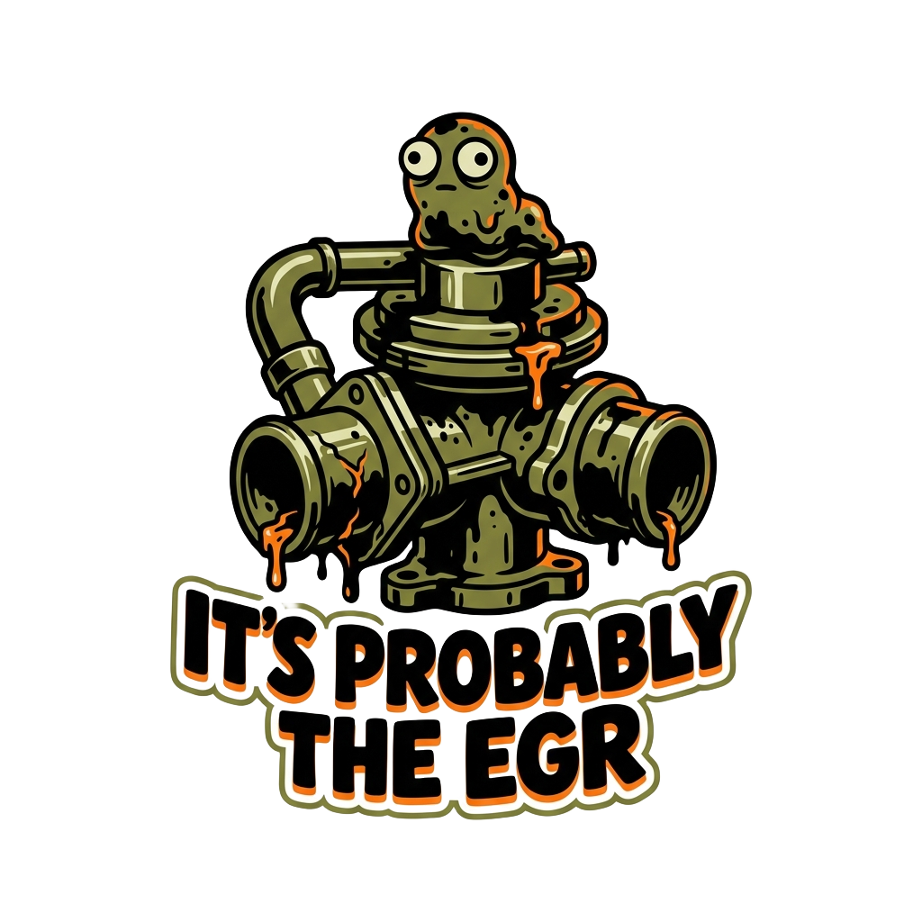 IT'S PROBABLY THE EGR — art by Bazzai Studio