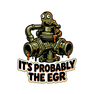 IT'S PROBABLY THE EGR — art by Bazzai Studio