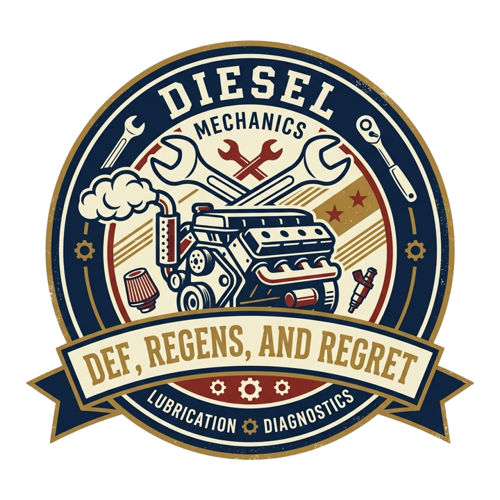 DEF, regens, and regret — dieselmechanic t-shirt design by Bazzai Studio