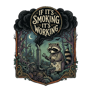 If it's smoking it's working — art by Bazzai Studio