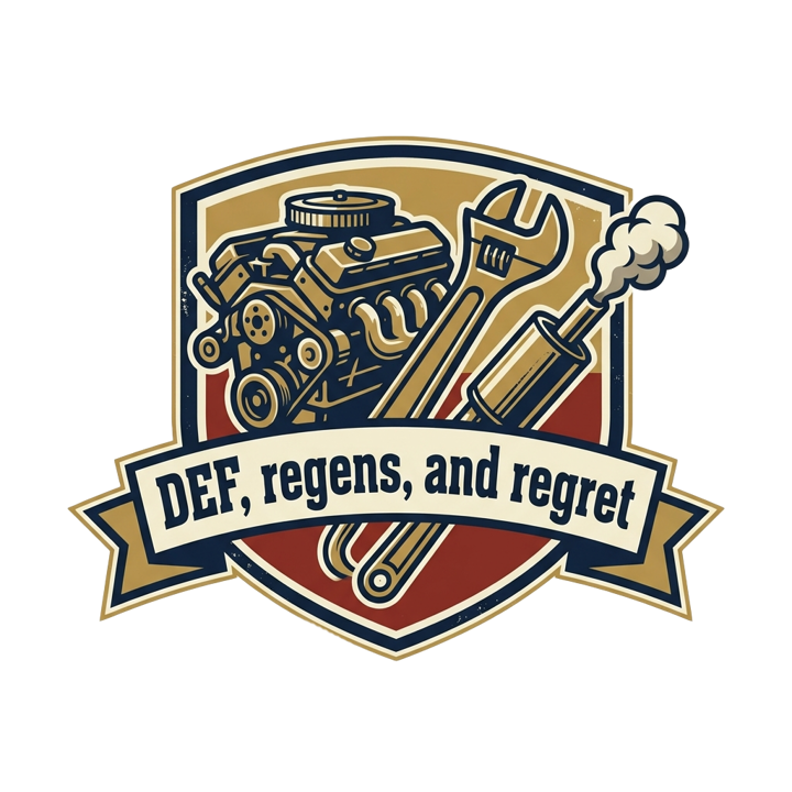 DEF, regens, and regret — dieselmechanic t-shirt design by Bazzai Studio