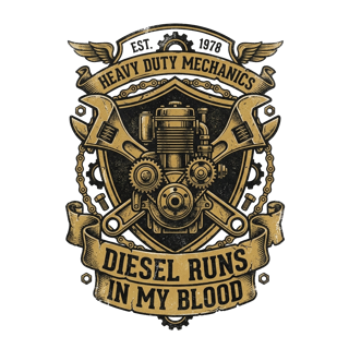 Diesel Mechanic — art by Bazzai Studio