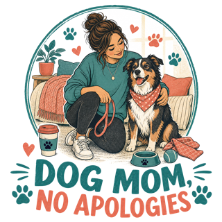 DOG MOM, NO APOLOGIES — art by Bazzai Studio