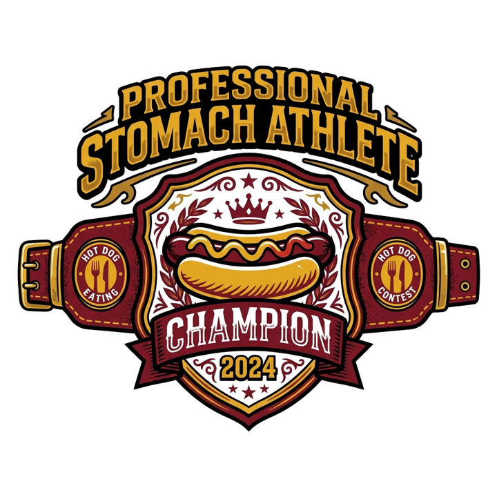Competitive Eating — competitive eating t-shirt design by Bazzai Studio