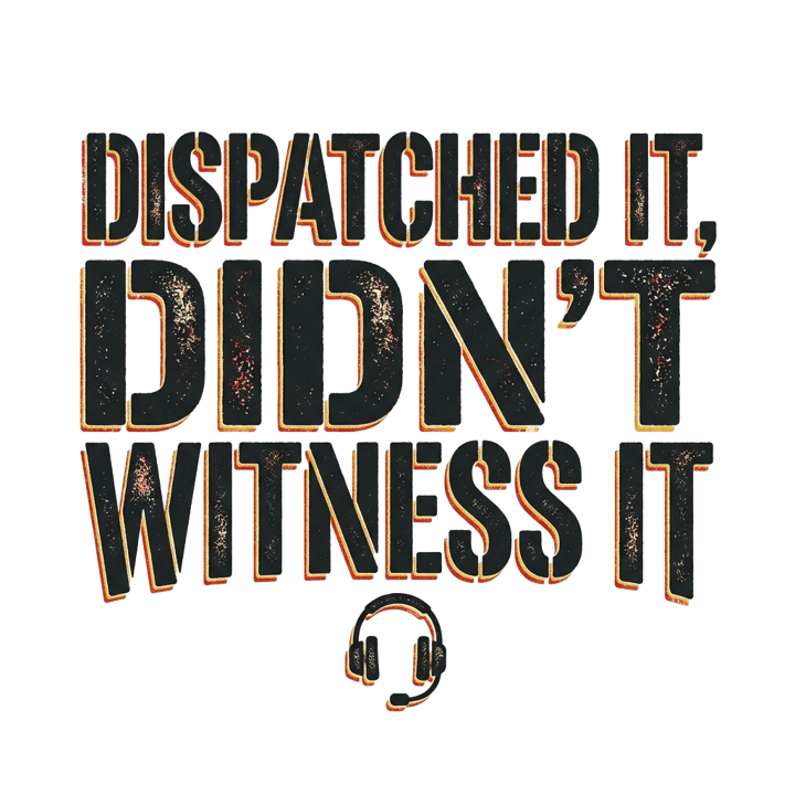 Dispatched it, didn't witness it — dispatcher t-shirt design by Bazzai Studio